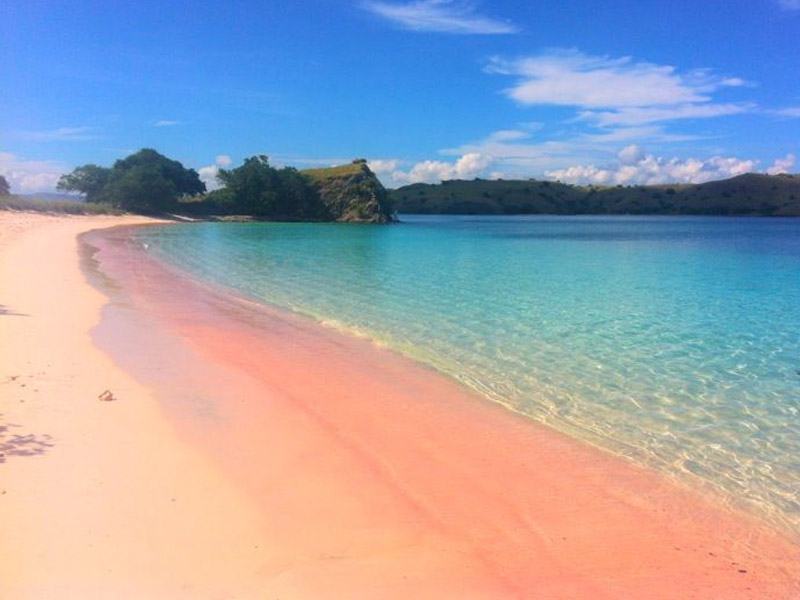 Pink Beach, Indonésie